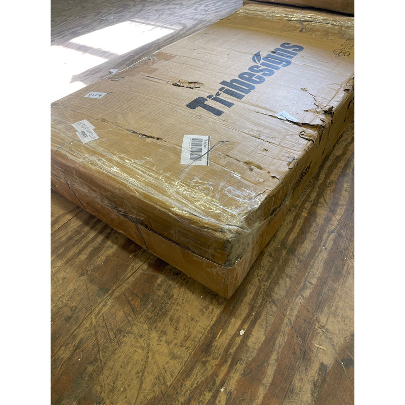 Tribesigns 94" 2 Person Office Desk w Privacy Panel Long Double Computer Desk