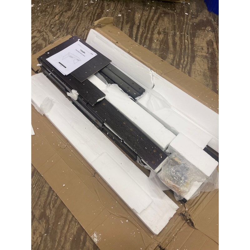 Tribesigns 55" Wood Computer Desk, Modern Study Writing Table with Drawer Black