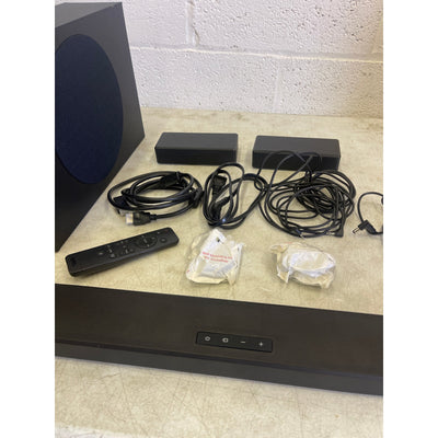 Onn. 5.1 36" Ultra-Slim Surround Soundbar System Subwoofer & Satellite Speakers