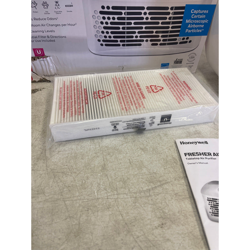Honeywell Air Purifier Small Room / Office 100sqft Dual Action Air Filter White