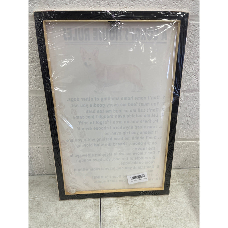 Corgi Wall Art Dog Poster Framed Quotes Corgi&