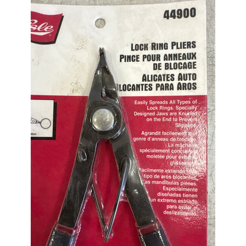Lisle Lock Ring Pliers, Knurled Ends Prevent Slippage, Spread Lock Rings - 44900
