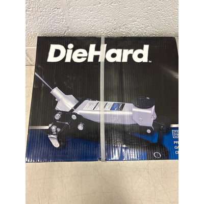 DieHard 2.5 Ton Floor Jack, Lifting Range 5.32" to 15.23", w Casters- 1225DHP