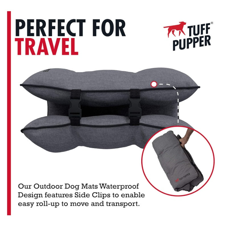 Premium All Weather Portable Outdoor Dog Bed Scratch Resistant, Folding 32"x24"