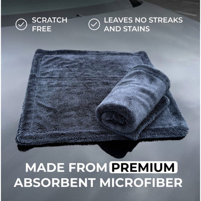 (2pk) Microfiber Car Drying Towel 36x24" Ultra Absorbent, Detailing & Cleaning
