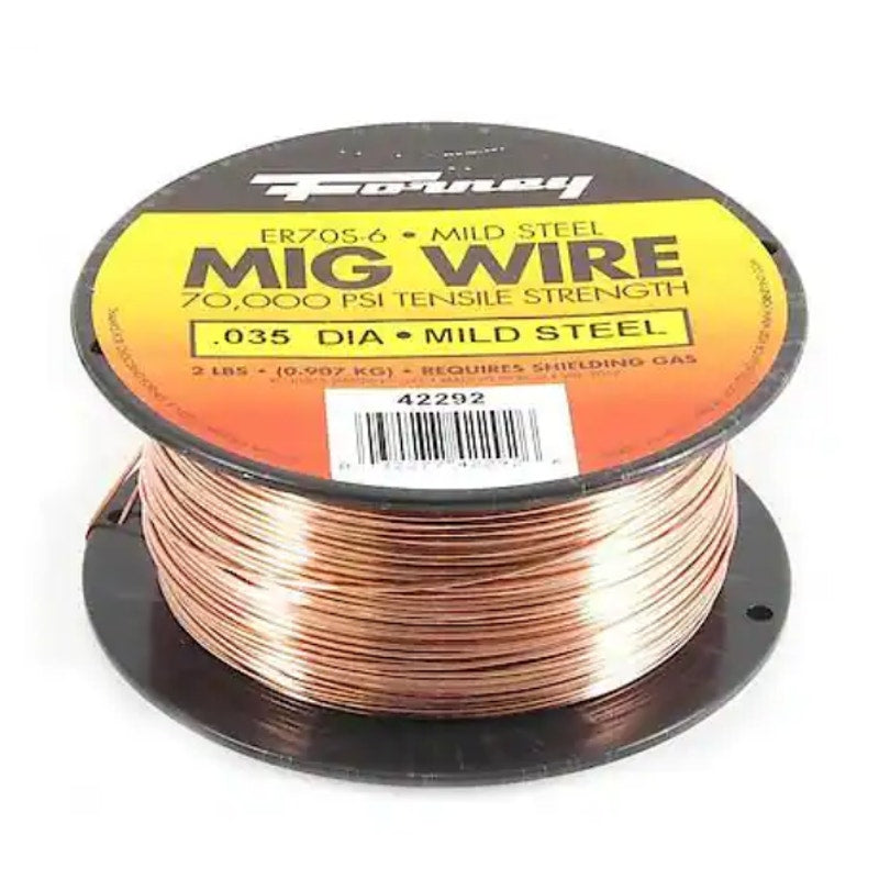 Forney Solid Mild Steel Mig Wire .035 Diameter 2 Lb Spool E70S-6  - 42292