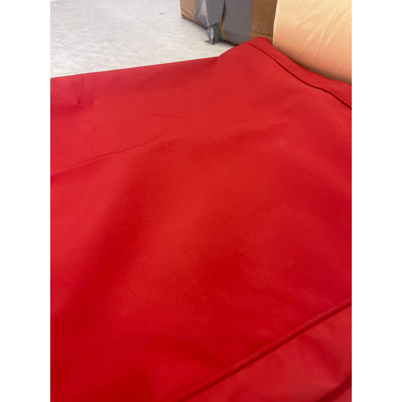 Bench Cushion 48 x 18 x 3 Inch Waterproof Bench Seat Cushion Red Handles & Ties