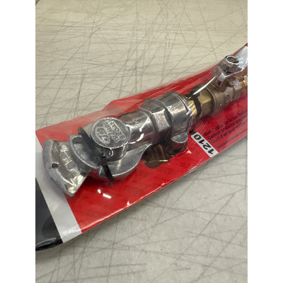 Milton 1210 Semitrailer Air Brake Testing Tool Ball Valve Shutoff Cushioned Grip