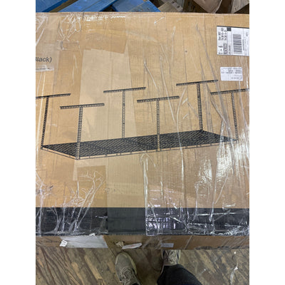 FLEXIMOUNTS 4'X8' Overhead Garage Adjustable Ceiling Storage BLACK GR48B Missing Hardware