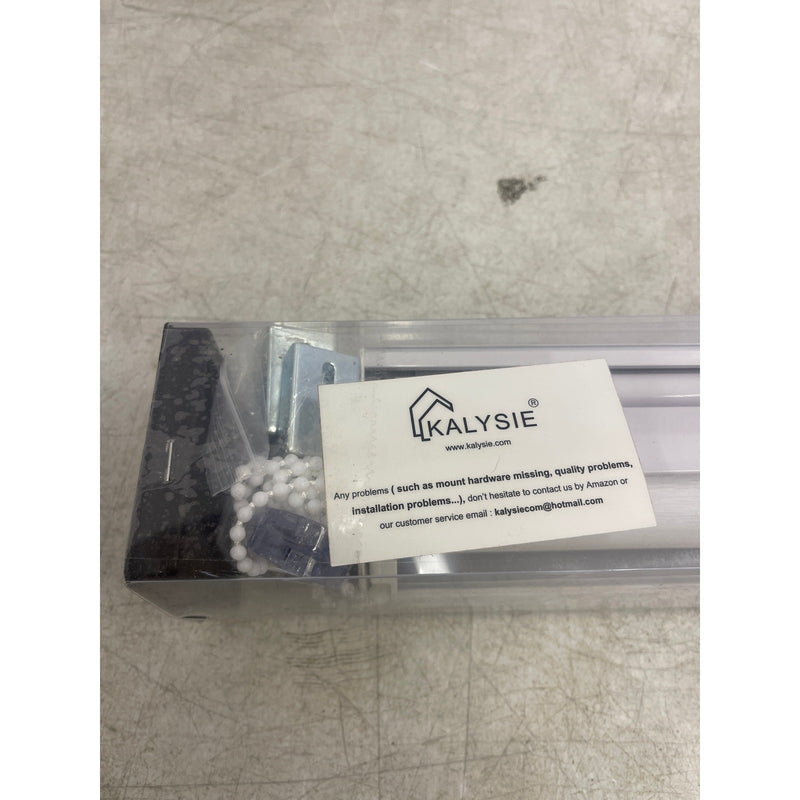 Kalysie Zebra Roller Window Blinds Roller Blinds Dual Layer 64 x 38 inches White