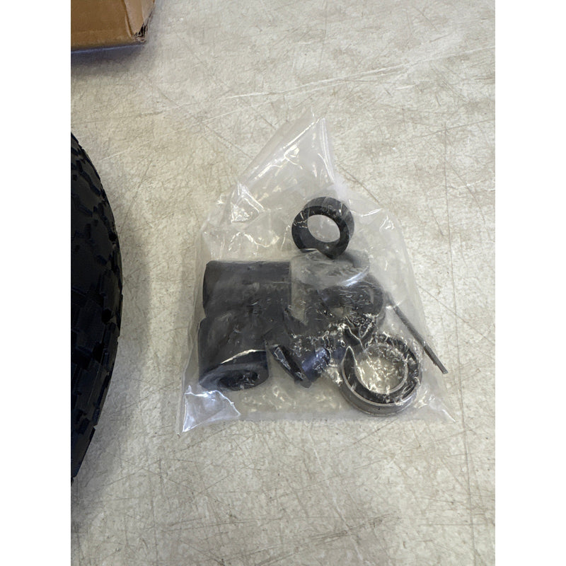 Single 14.5" Flat Free Replacement Tire / Wheel, Steel Rim, Universal Fit