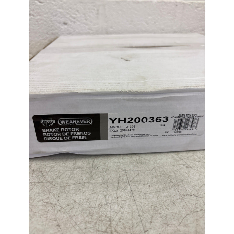 Carquest Wearever Brake Rotor, Meets or Exceeds OE Specs, Car Parts - YH200363