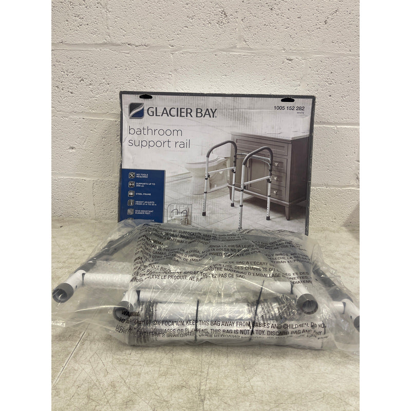 Glacier Bay Bathroom Support Safety Rail, 23" Wide, 27"-33" Tall FGB369GB