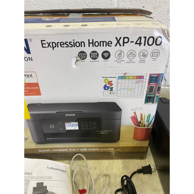 Epson Expression Home Wireless Color Printer with Scanner and Copier XP-4100