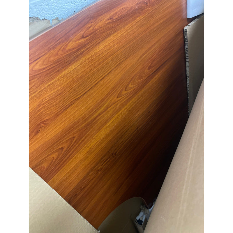 Flexispot Desk Top Only No Frame, L-shaped 63" x 43" 1-Piece Brown CHIPPED