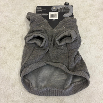 UGG Cody Small Soft Pet Hoodie, Dog Clothes - 9-11" Collar - Gray