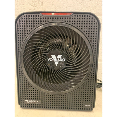 Vornado Forced Air Whole Room 1500-W 5118-BTU Electric Space Fan Electric Heater Furnace, Black