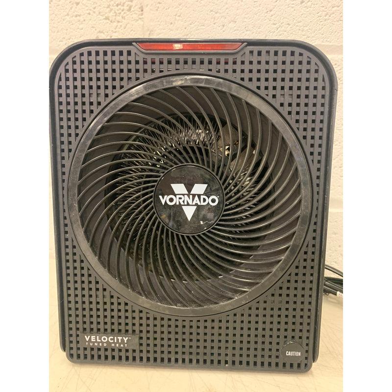 Vornado Forced Air Whole Room 1500-W 5118-BTU Electric Space Fan Electric Heater Furnace, Black