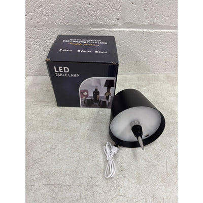 LED Wine Bottle Lamp 3-Color Wireless Bottle Table Touch Control - Black