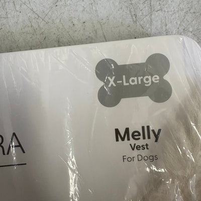 Koolaburra by UGG Pet Melly Vest Dog Sweater 20-21" Collar, Tan Plaid Jacket XL