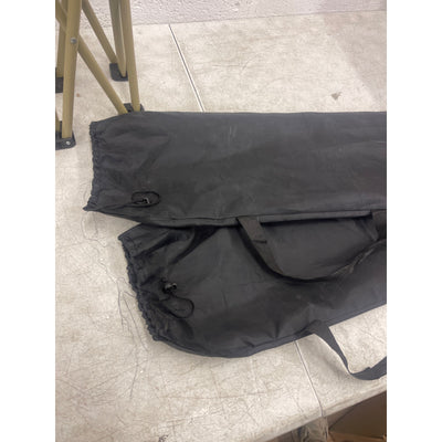 Juego de 2 sillas plegables para niños de 21 pulgadas, asiento de 13 pulgadas x 12 pulgadas con estuche de transporte, color tostado