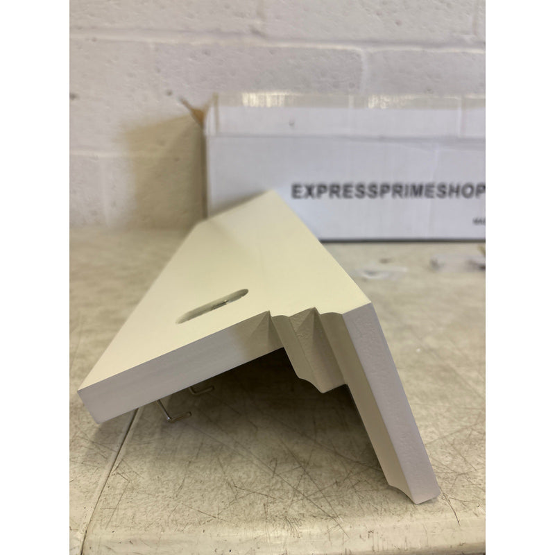 24" Medal Hanger Display Holder & Trophy Shelf w Hooks Wall Mount Wooden w Quote