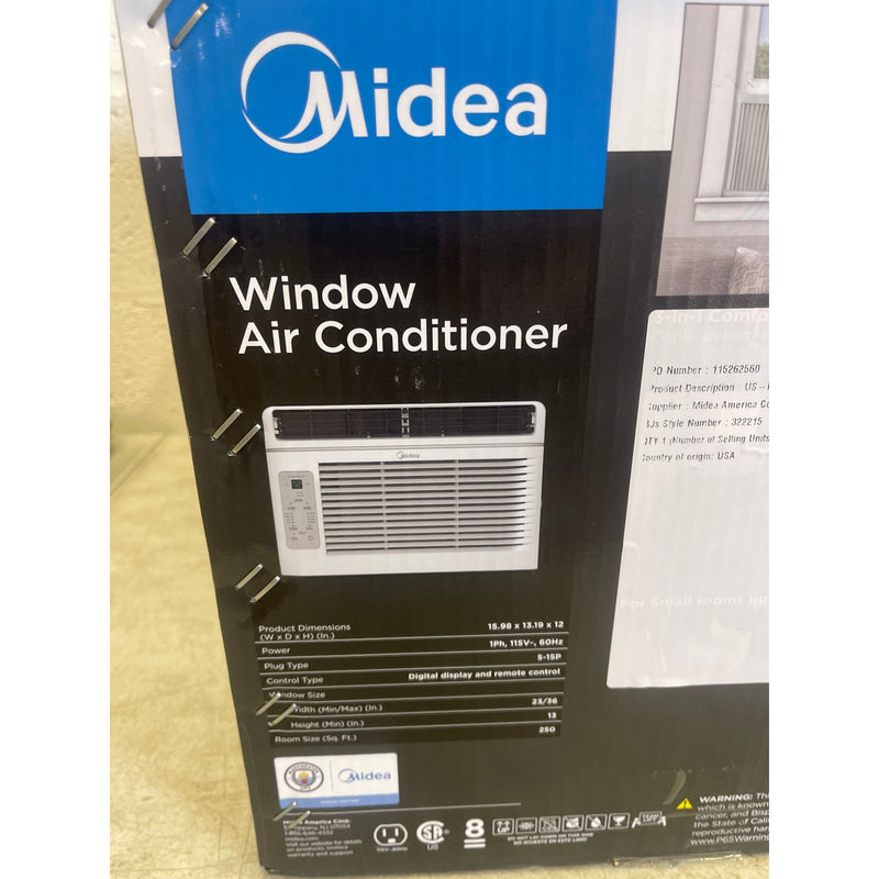 Midea 6,000 BTU Window Air Conditioner w ComfortSense Remote up to 250 sq. ft.