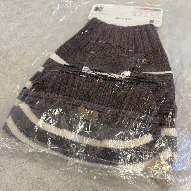 Koolaburra by UGG Pet Gus Striped Dog Sweater 17-18" Collar, Brown/White - Large