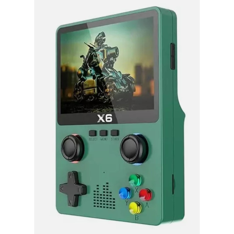 Handheld Game 3.5" IPS Screen Players Dual Joystick 1000+ Game Retro GBp - GREEN