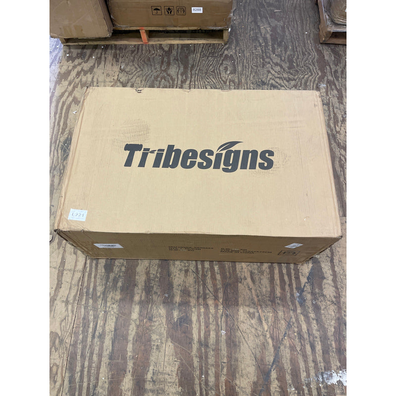 Tribesigns 62.2" Wood Executive Desk Simple Rectangular Computer Table TAN