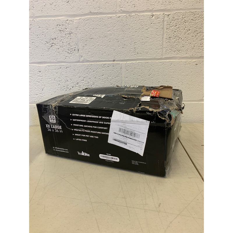 Empapadores desechables Teal Elite para adultos, 91 x 91 cm, 50 unidades, color blanco