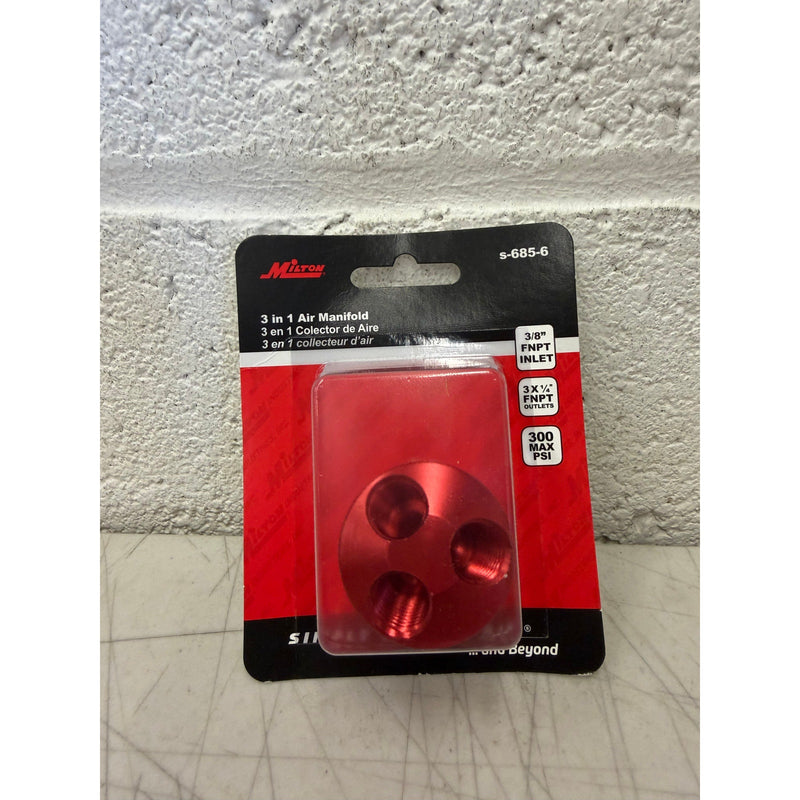 Milton S685-6 Three in One 3/8" FNPT Hose Manifold