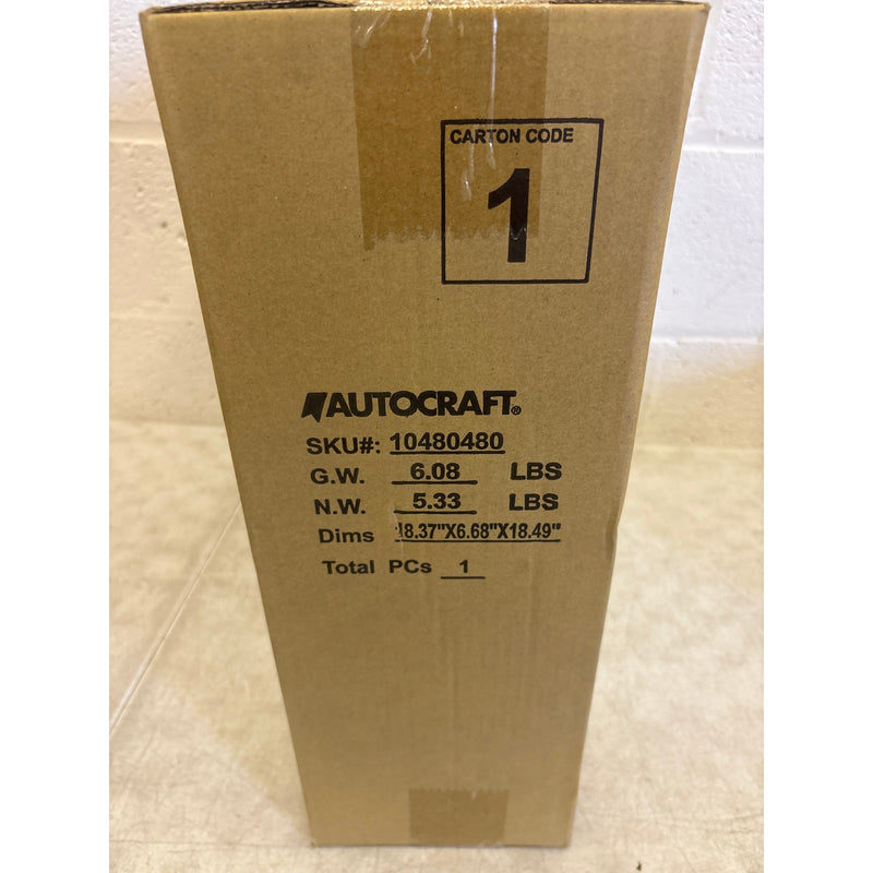4-Pack AutoCraft 16" Wheel Cover 10-Spoke Charcoal/Ice Black High Impact Plastic
