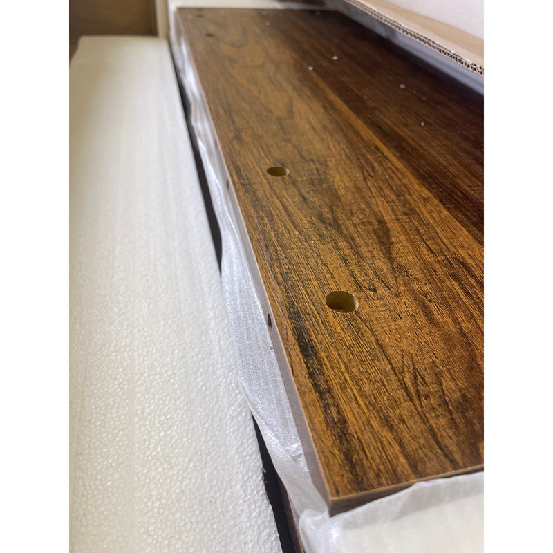 Tribesigns Farmhouse Console Table 47" Wood Entryway Sofa Table Storage, RUSTIC