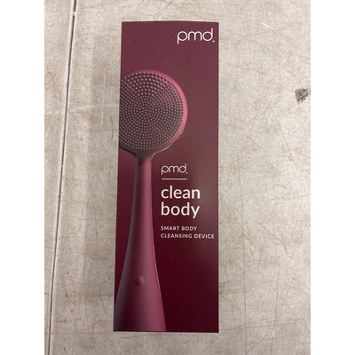 PMD Clean Body - Smart Body Cleansing Device Silicone Brush & 3 Attachments Red