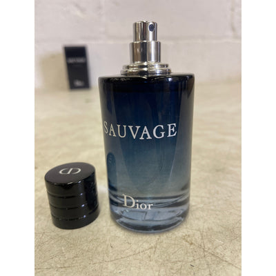Christian Dior Sauvage Eau De Toilette Spray for Men, 3.4 Fluid Ounce Wood