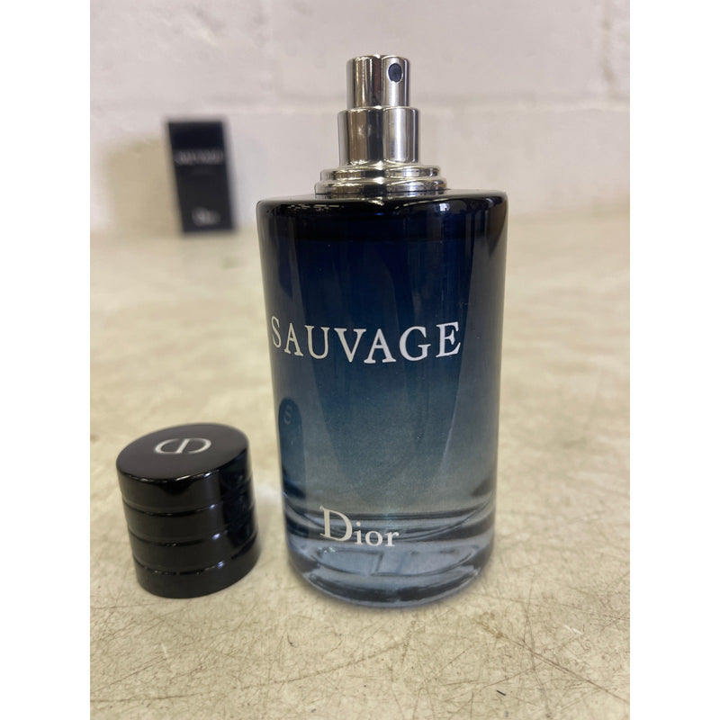 Christian Dior Sauvage Eau De Toilette Spray for Men, 3.4 Fluid Ounce Wood
