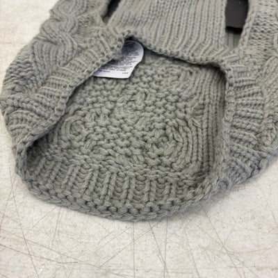 UGG Pet-Classic Cable Knit Dog Sweater Size Large 14-16" Collar - Gray