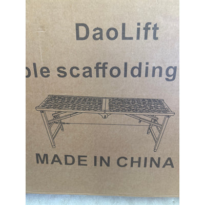 DaoLift Heavy Duty Scaffolding Platform 15.75"x59.05" Portable Work Bench 660lb