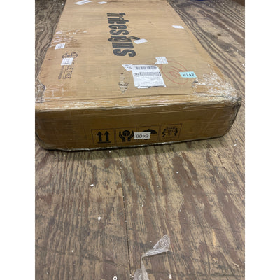 Tribesigns 2 Person Desk, Double Office Desk for Two People, Face to Face, Brown