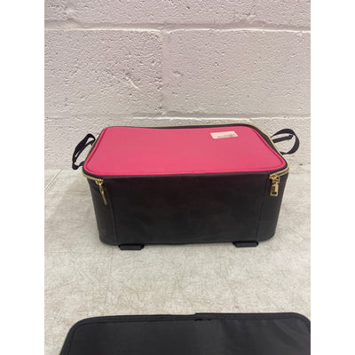 13 x 9 x 6 Inch Traveling Makeup Case, Multiple Compartments for Storage