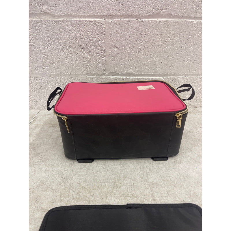 13 x 9 x 6 Inch Traveling Makeup Case, Multiple Compartments for Storage