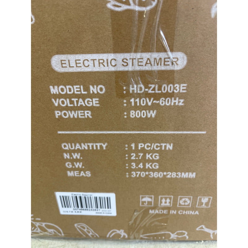 SUSTEAS Food Steamer 17QT Vegetable Steamer 3 Tier Stackable Trays Auto Shut-Off