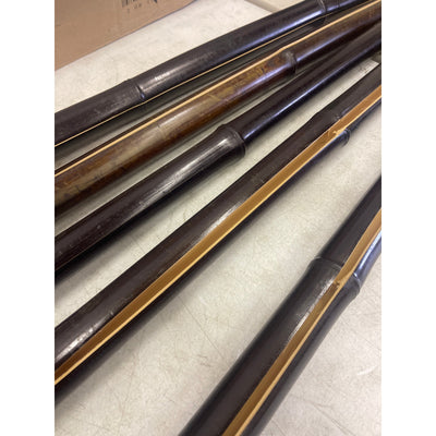 Patio Essentials 5 Ft Bamboo Torch, 5-Pack Dark Brown Bamboo Tiki Torches