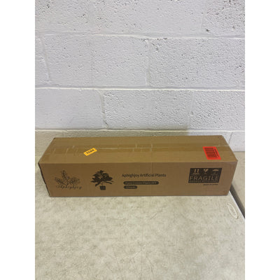 2-Pack Fake Plant Artificial Croton 23.6'' Tall Colorful Leaves Faux Croton Palm