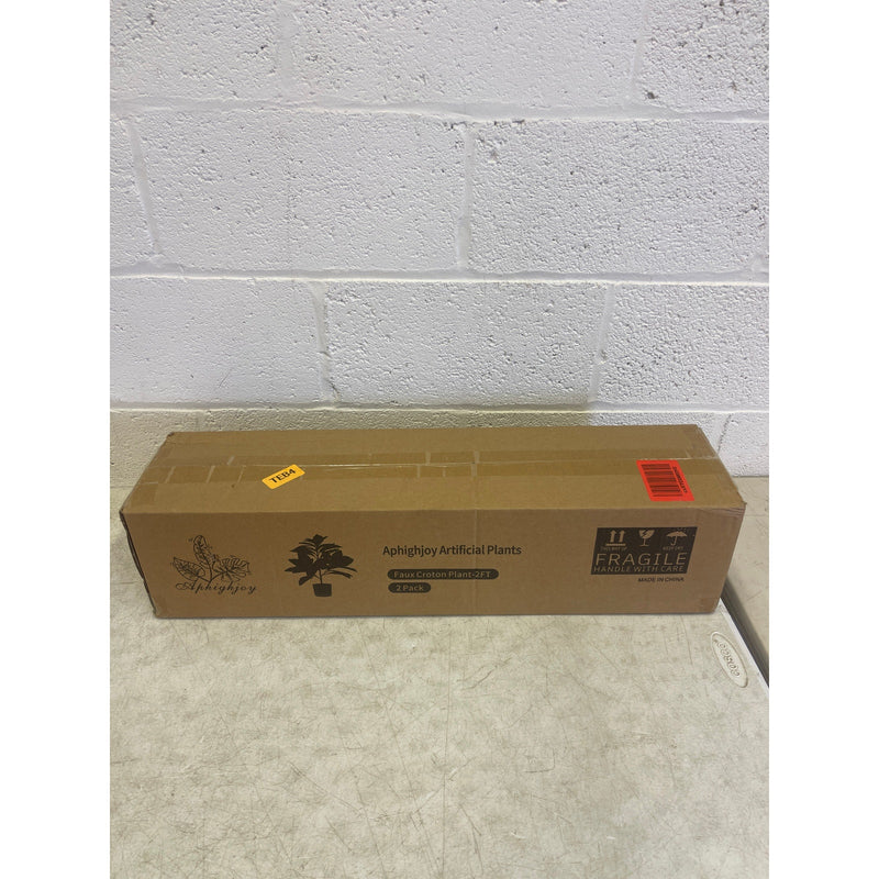 2-Pack Fake Plant Artificial Croton 23.6&