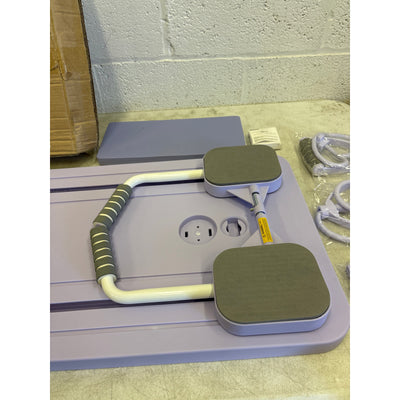 4in1 Multifunctional Abdominal Pilates Fitness Board Foldable with Timer, Purple