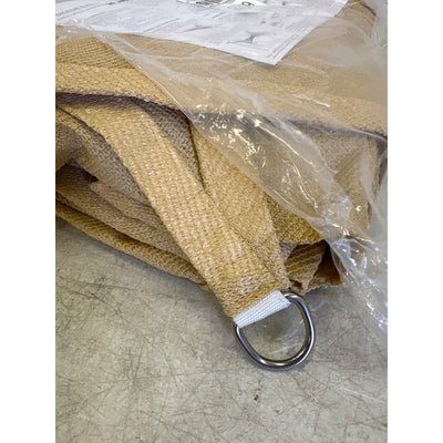 16'×16'x16' Pergola Sun Shade Sail Universal Replacement Canopy for Patio - Tan