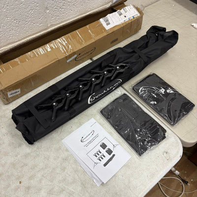 ShowMaven Background Stand 8.5ft H x 10ft W Adjustable Photo Backdrop Stand