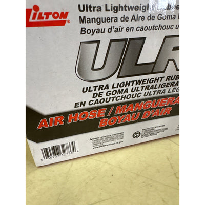 Milton Industries 1/2"x50' Rubber Air Hose, Ultra Lightweight 300 Max PSI - Red